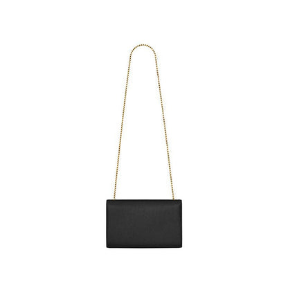 Kate Bag In Black Textured Leather (24×14.5×5.5cm)