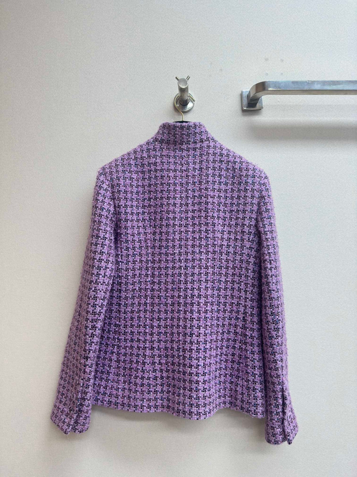 Taro purple retro Chanel style jacket