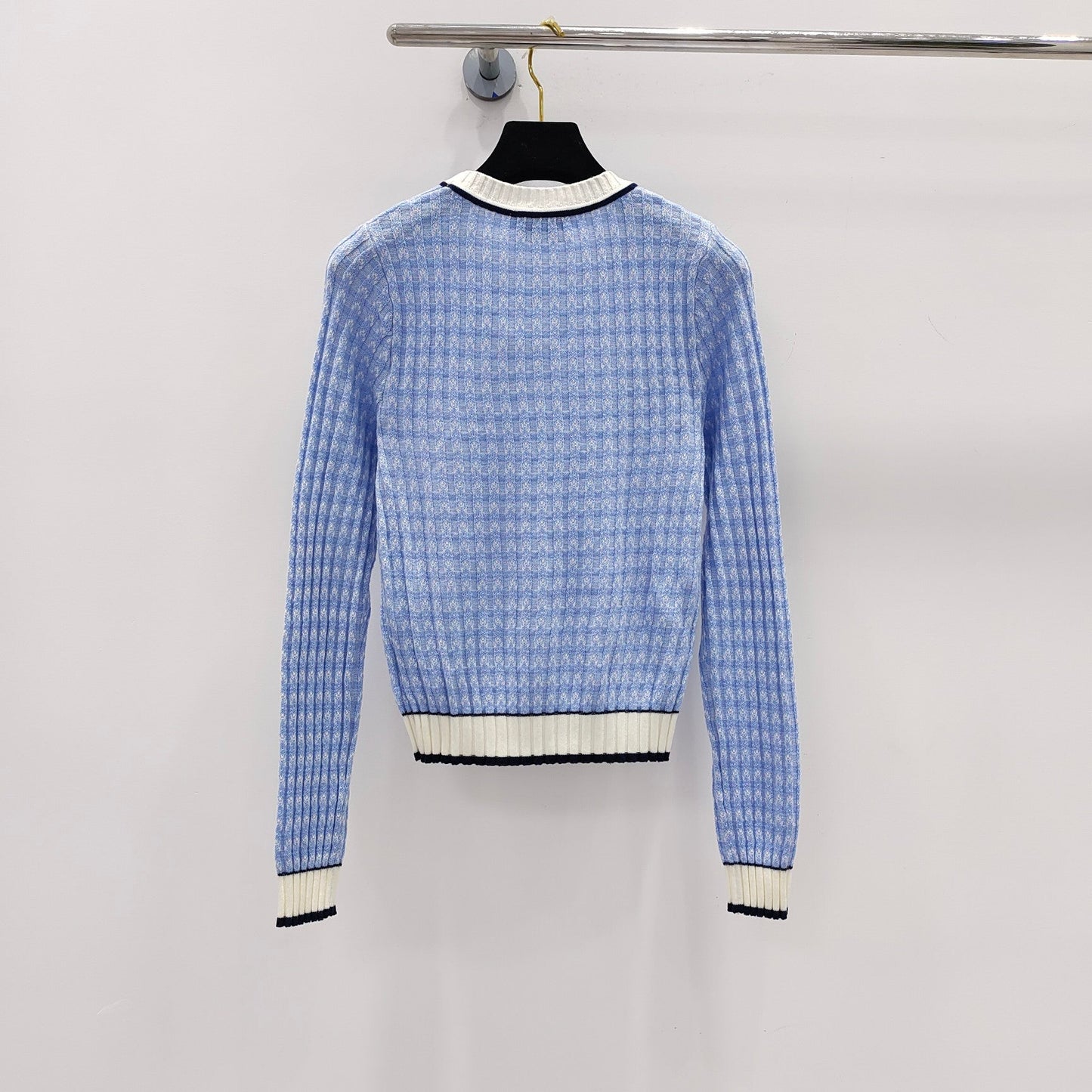 Checkerboard sweater