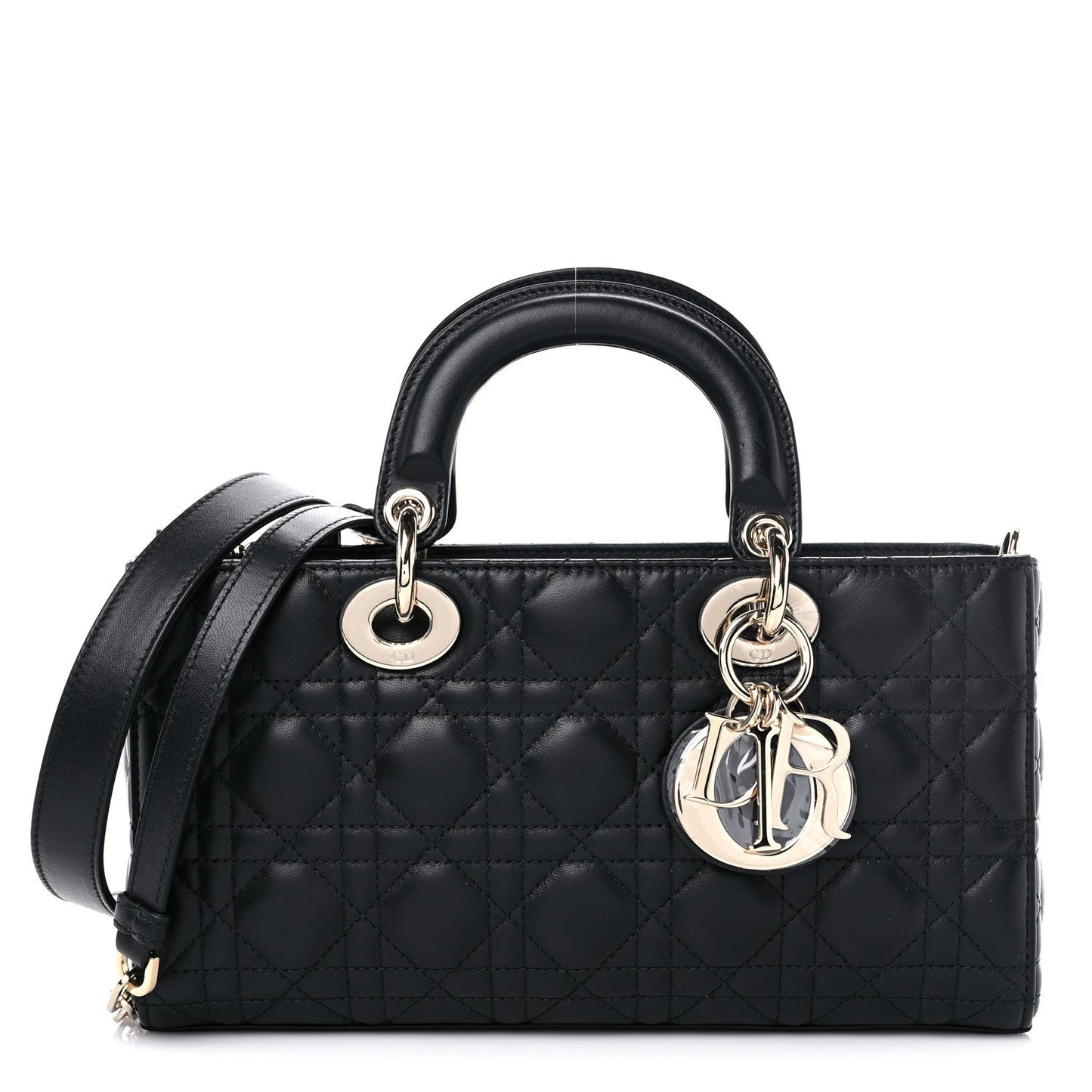 CD CHRISTIAN  Lady D-Joy Black BAG(26×13.5×5cm)