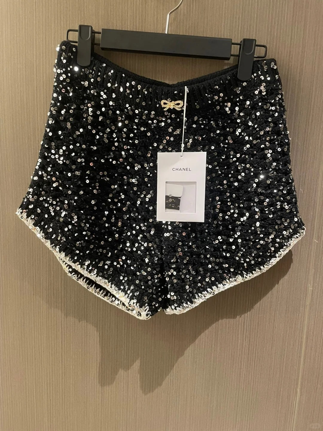 sparkly sequin shorts