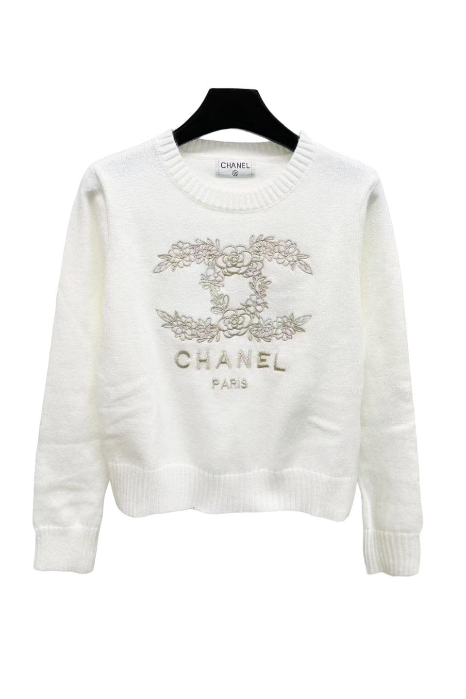 CC new logo embroidered knitted long sleeves