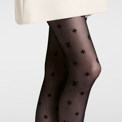 full logo stockings