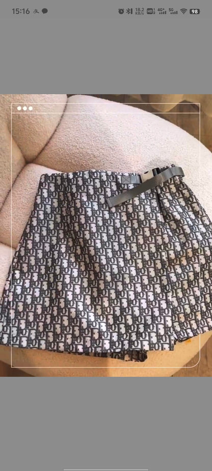 Printed high-end all-match skirt