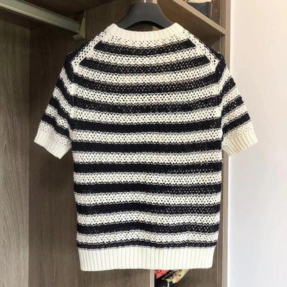 2024 Fashion Stripe T-shirt