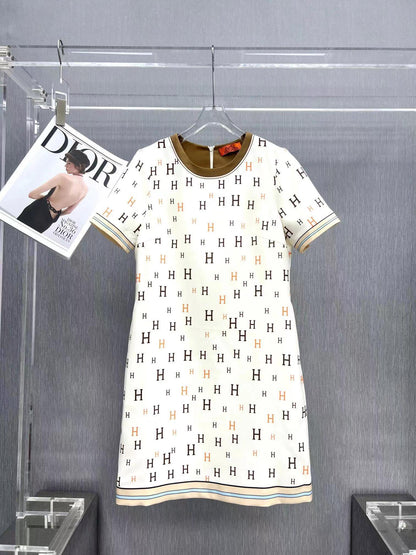 2024 New Full Print Shirt Dresses