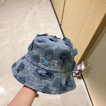 New British classic casual versatile bucket hat