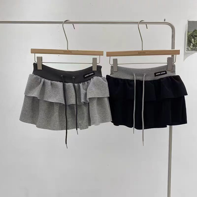 High-end high-waisted short skirt