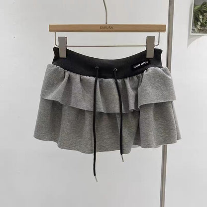 High-end high-waisted short skirt