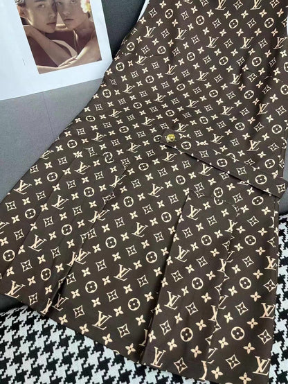 New logo print all over dress