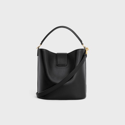 CL Cowhide leather bucket bag（28x24x16cm）