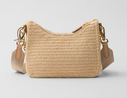 PRDA New Woven Crossbody Bag（23×16×7cm）