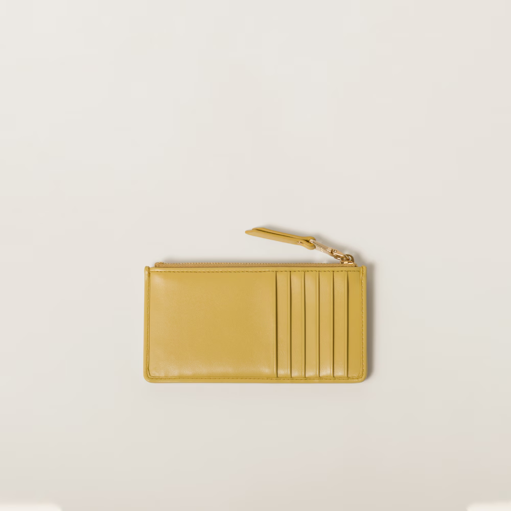 MIUMIULnappa soft leather envelope wallet（8CM*15CM）