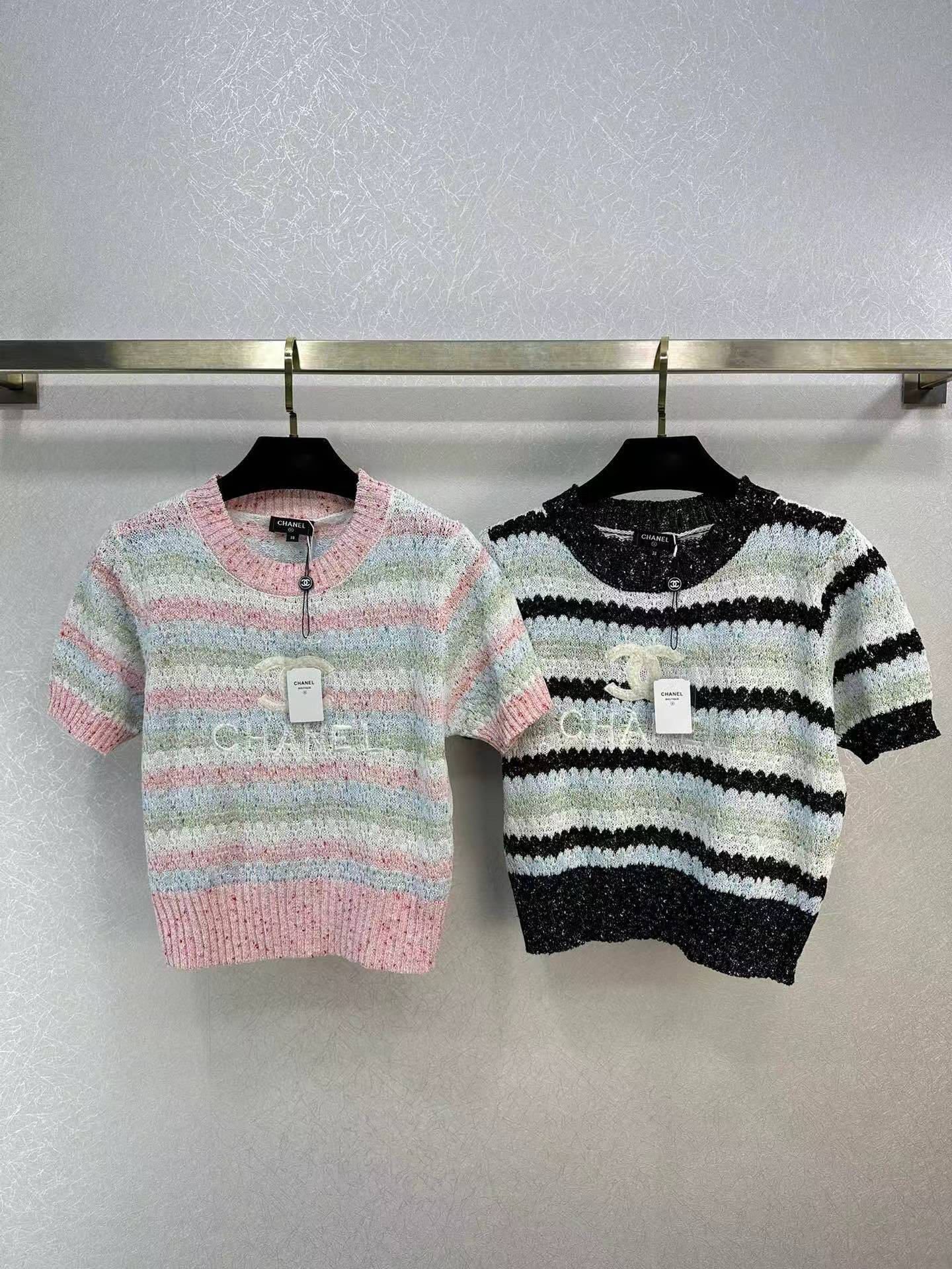 New CC autumn knitted short sleeves