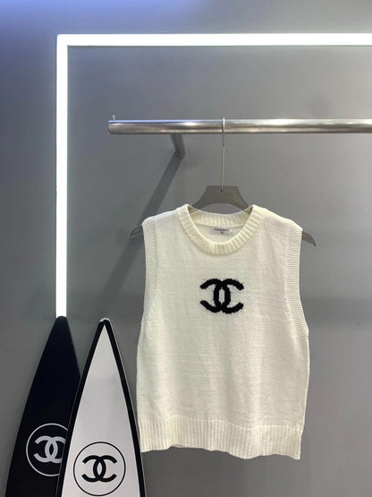 CC autumn new logo knitted vest