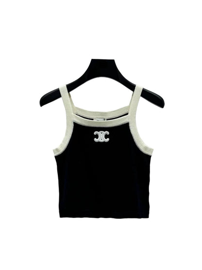 CL autumn new logo knitted camisole