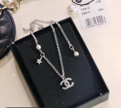 CC new star diamond necklace