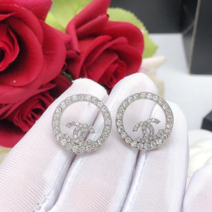 CC hot style diamond small earrings