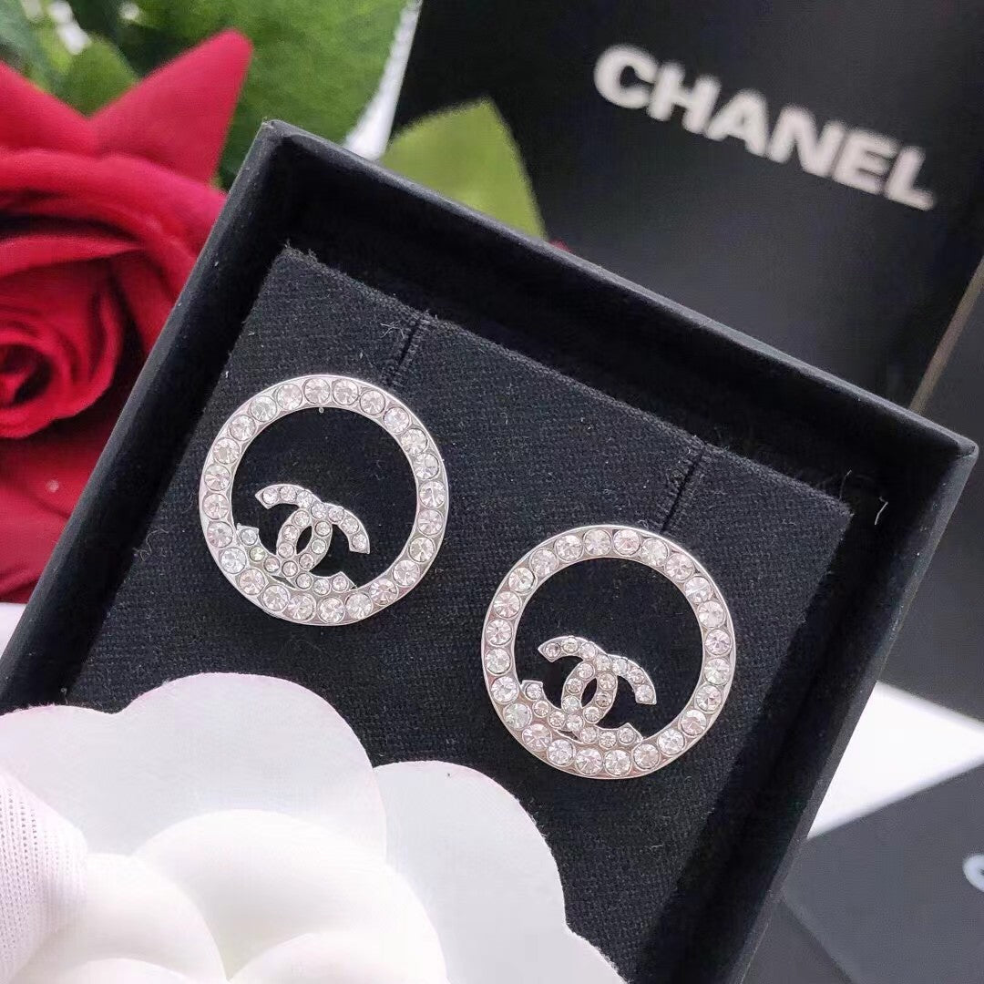 CC hot style diamond small earrings