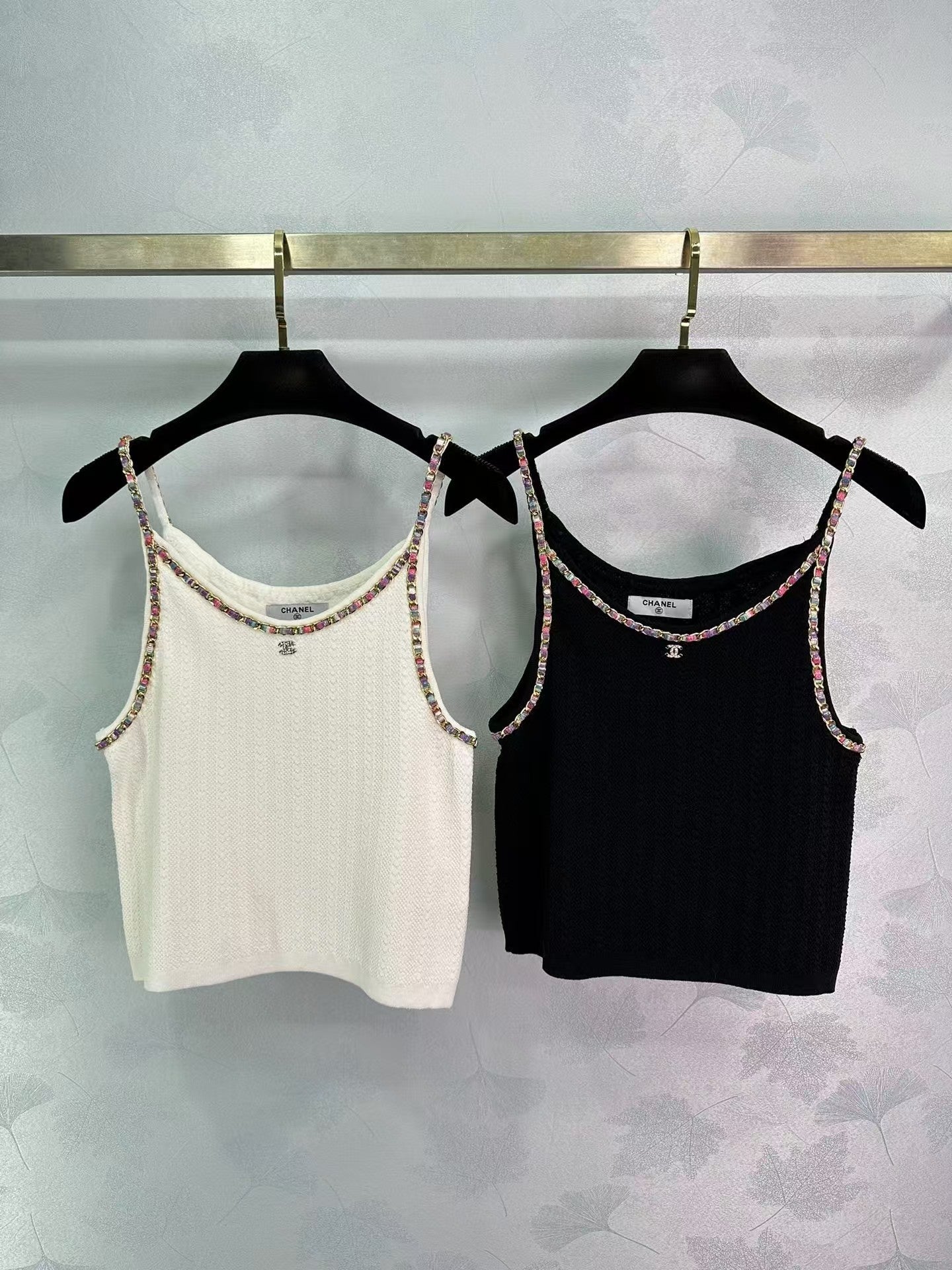 CC new color chain small logo vest