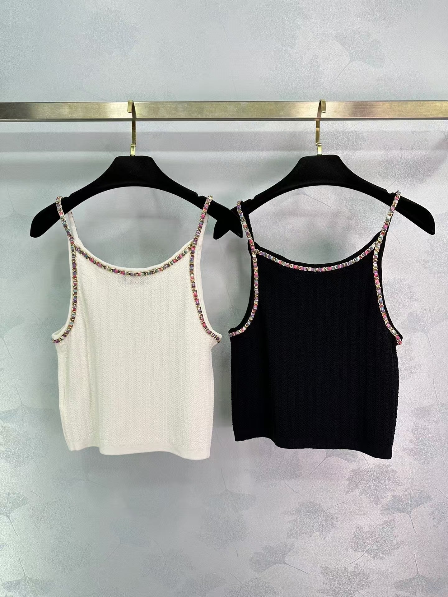 CC new color chain small logo vest