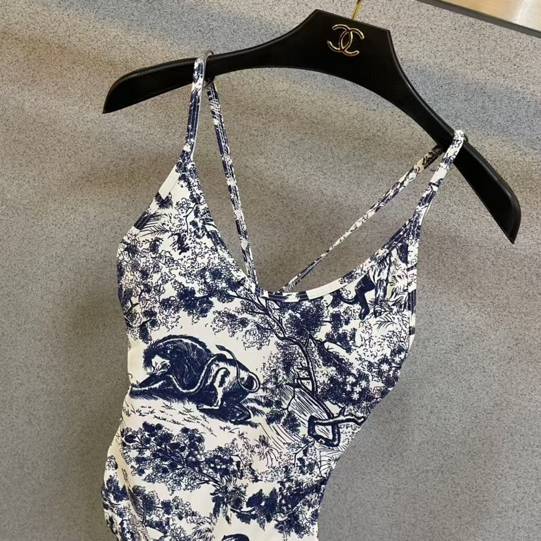 D Forest Print Bikini