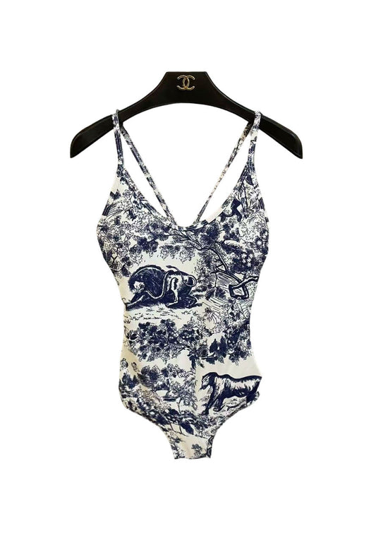 D Forest Print Bikini