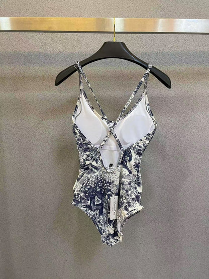 D Forest Print Bikini