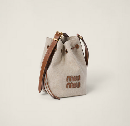 MM new canvas leather bucket bag（29CM*17CM*23CM）