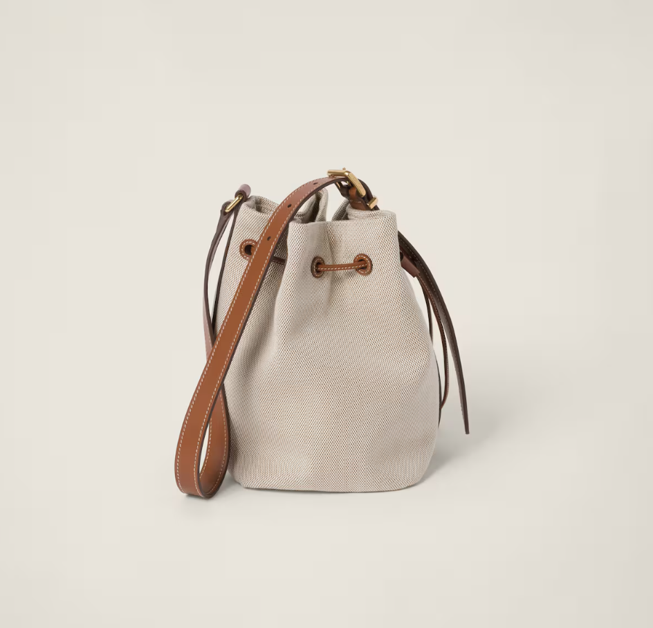 MM new canvas leather bucket bag（29CM*17CM*23CM）