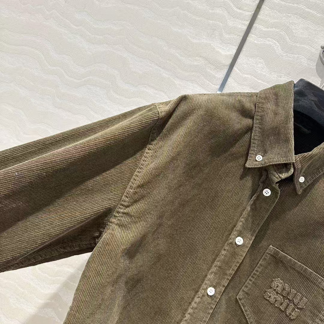 MM new corduroy shirt jacket