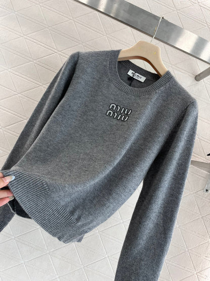 MM new diamond logo knitted long sleeves