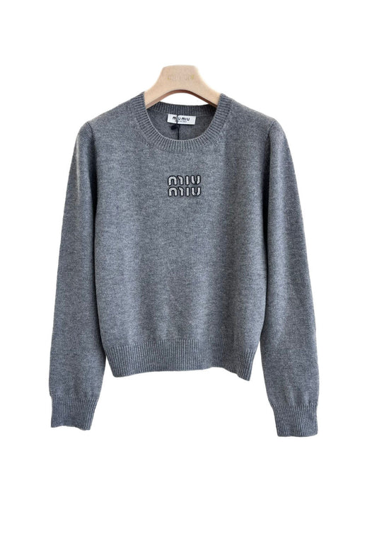 MM new diamond logo knitted long sleeves