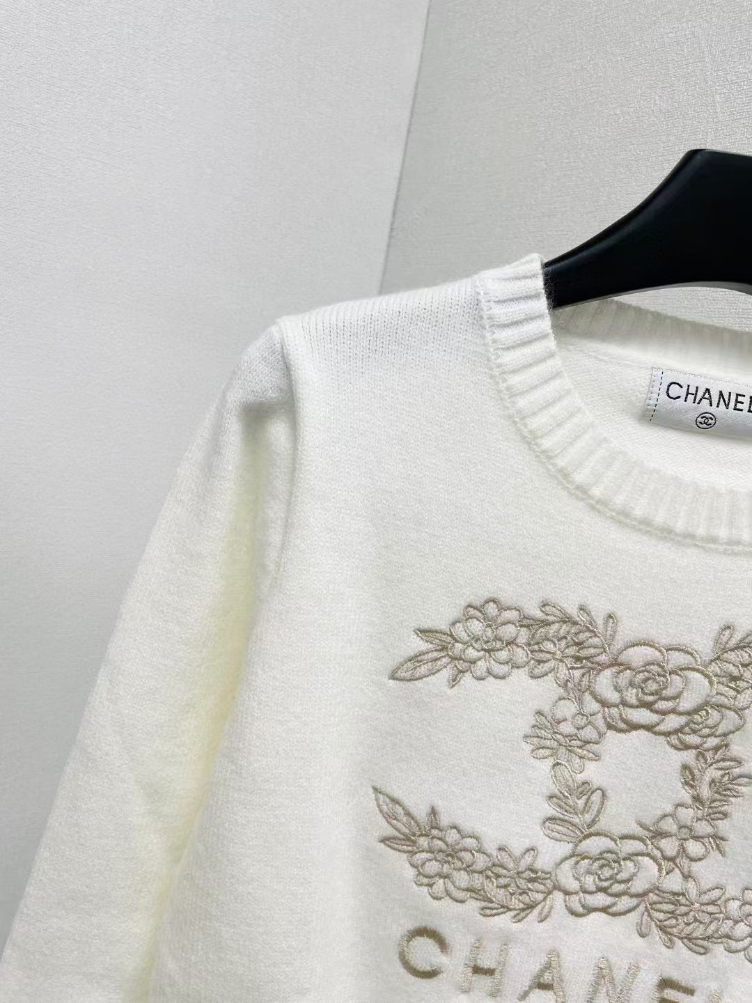 CC new logo embroidered knitted long sleeves