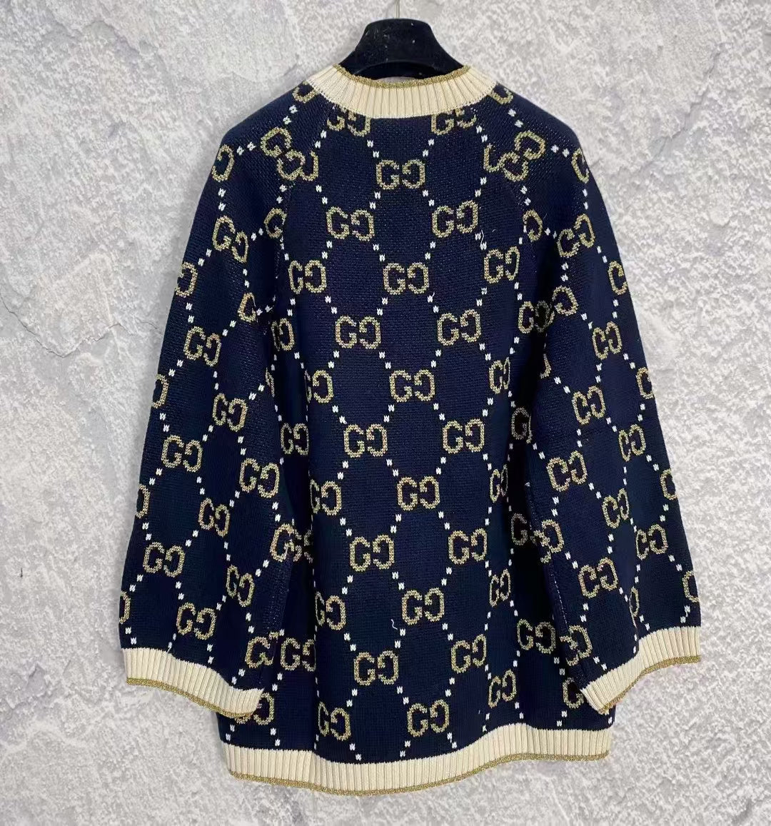 GG new logo print knitted long sleeve