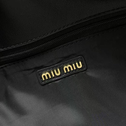 MM new leather logo underarm bag（39CM*38.5CM*11CM）