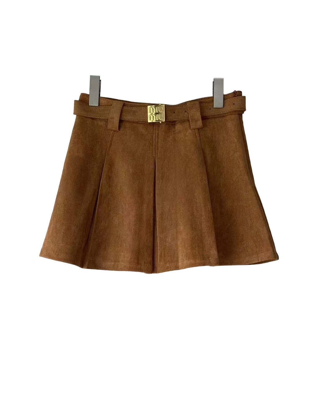 MM new suede leather skirt