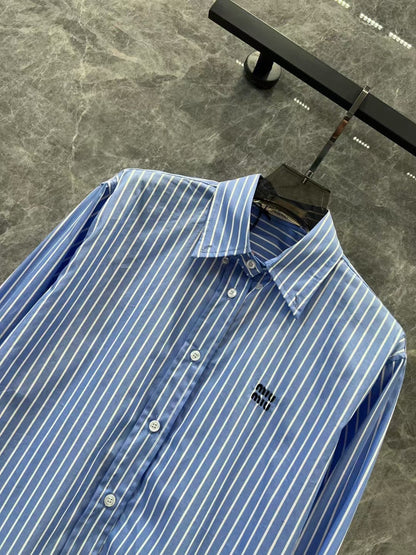 MM new striped logo shirt