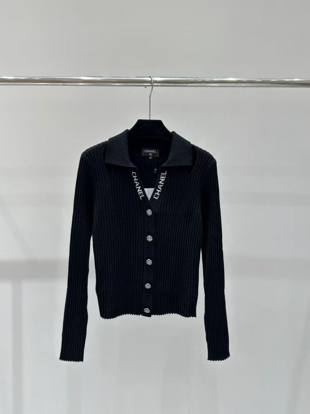 CC new collar logo knitted long sleeves