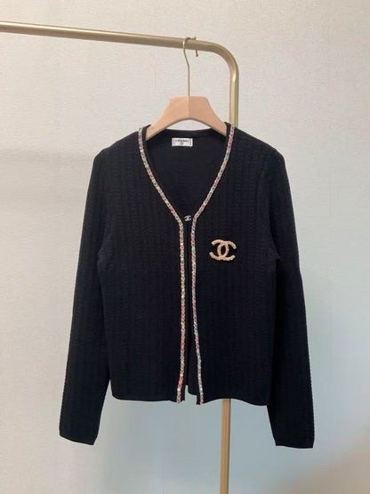 CC new color chain small logo knitted long sleeve