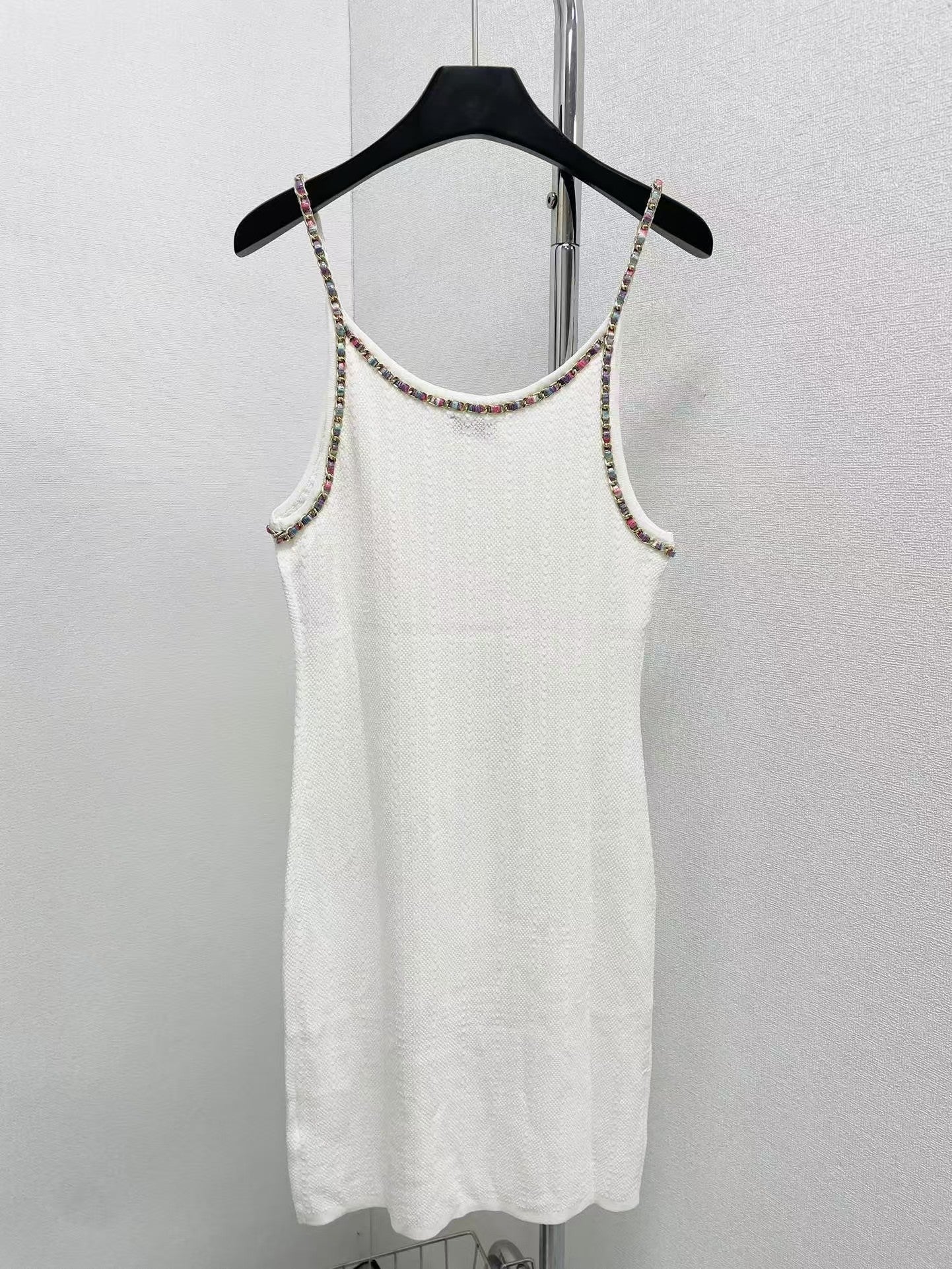 CC new color woven suspender dress