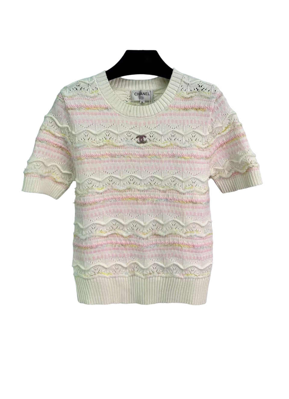 CC new pattern knitted short sleeves