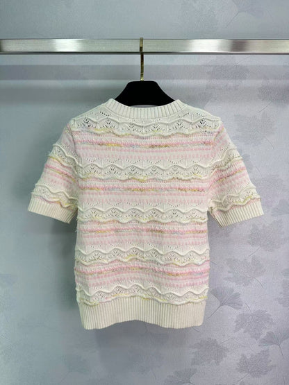 CC new pattern knitted short sleeves