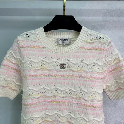 CC new pattern knitted short sleeves