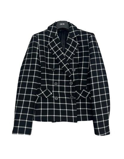 DD new check lapel suit jacket