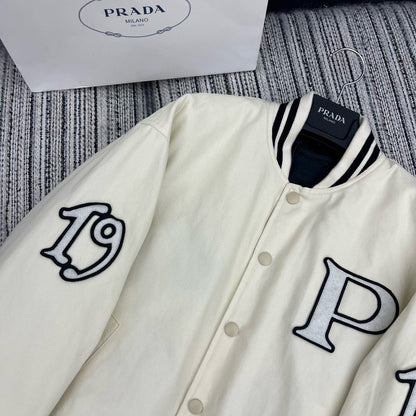 PD new 3D logo patch embroidered baseball jacket