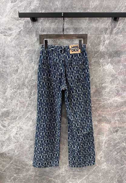 DD new style printed denim jeans