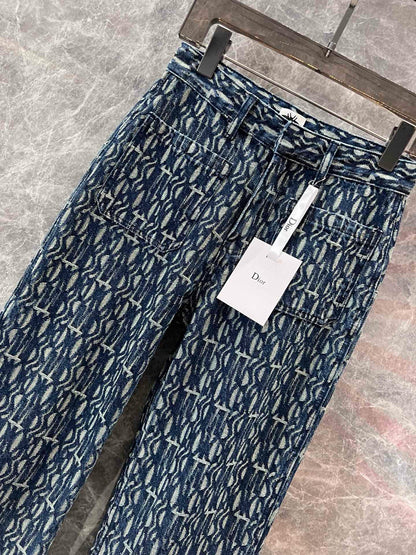 DD new style printed denim jeans