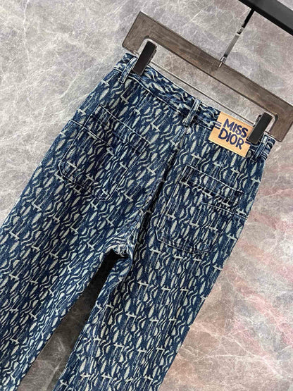 DD new style printed denim jeans