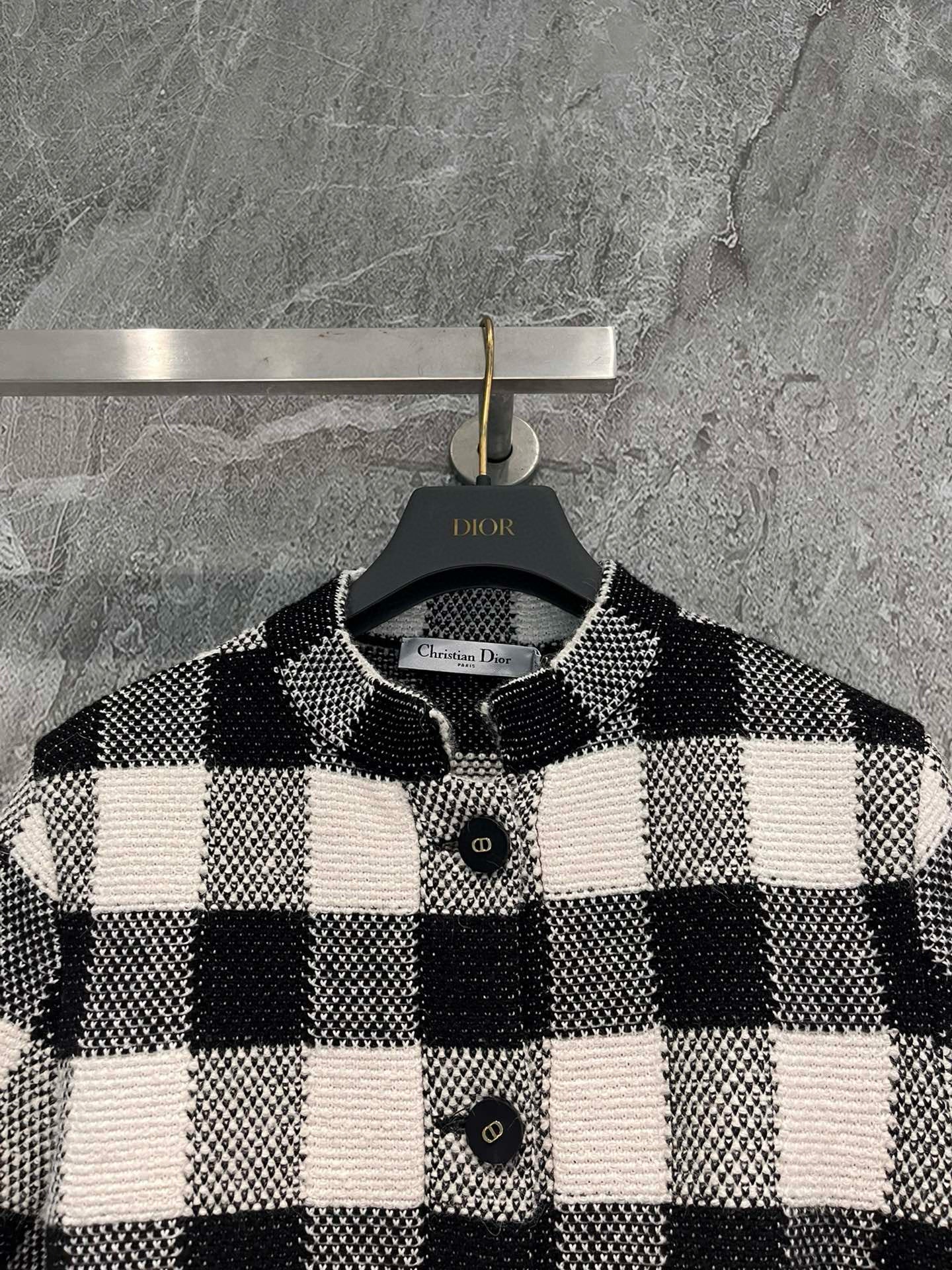 DD new contrast plaid jacket